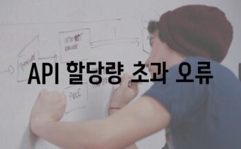 API 할당량 초과 오류