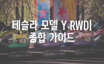 테슬라 모델 Y RWD| 종합 가이드