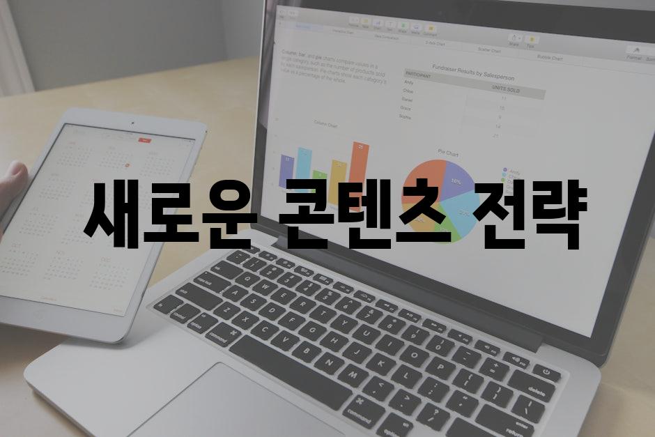  새로운 콘텐츠 전략