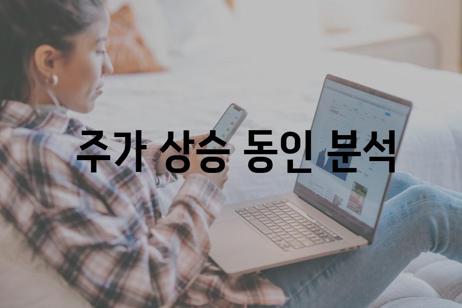  주가 상승 동인 분석