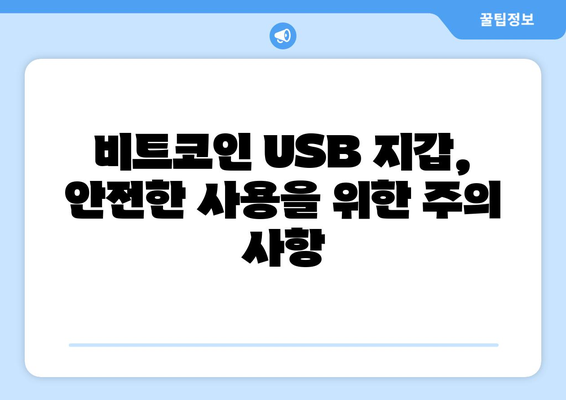 비트코인 USB 지갑 해킹 방지 & 대응 가이드 | 보안 강화, 데이터 복구, 안전한 사용 팁