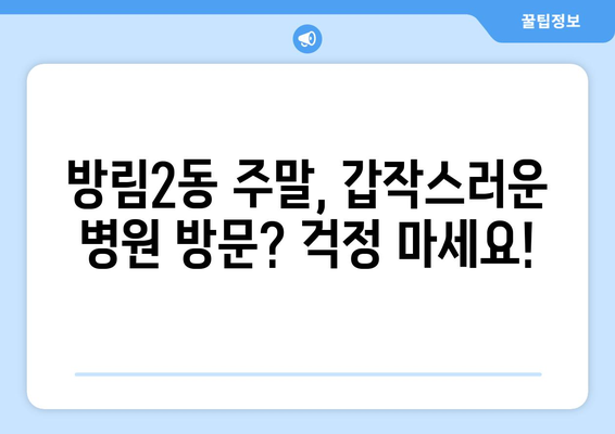 광주시 남구 방림2동 일요일 휴일 공휴일 야간 진료병원 리스트