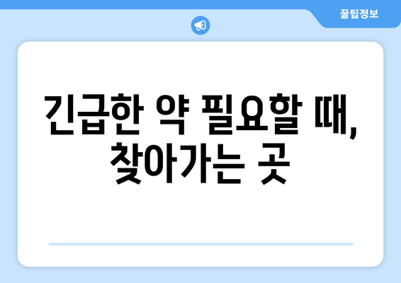 전라남도 화순군 한천면 24시간 토요일 일요일 휴일 공휴일 야간 약국