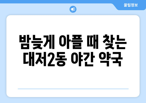 부산시 강서구 대저2동 24시간 토요일 일요일 휴일 공휴일 야간 약국