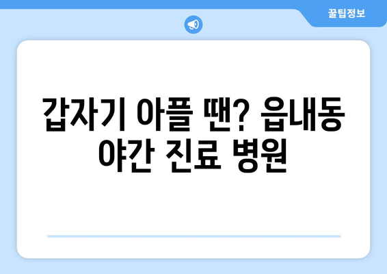 대구시 북구 읍내동 일요일 휴일 공휴일 야간 진료병원 리스트