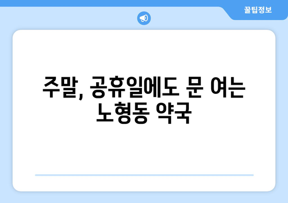 제주도 제주시 노형동 24시간 토요일 일요일 휴일 공휴일 야간 약국