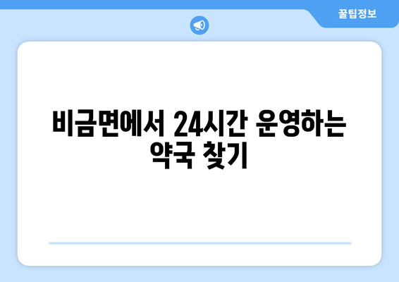 전라남도 신안군 비금면 24시간 토요일 일요일 휴일 공휴일 야간 약국