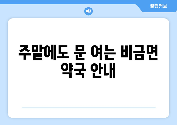 전라남도 신안군 비금면 24시간 토요일 일요일 휴일 공휴일 야간 약국